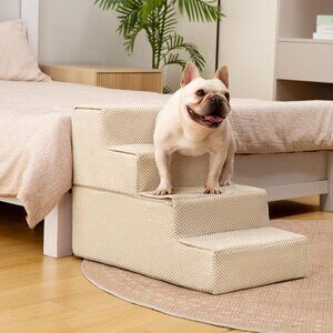 Dog Stairs for Bed 18.5" H, 4-Step